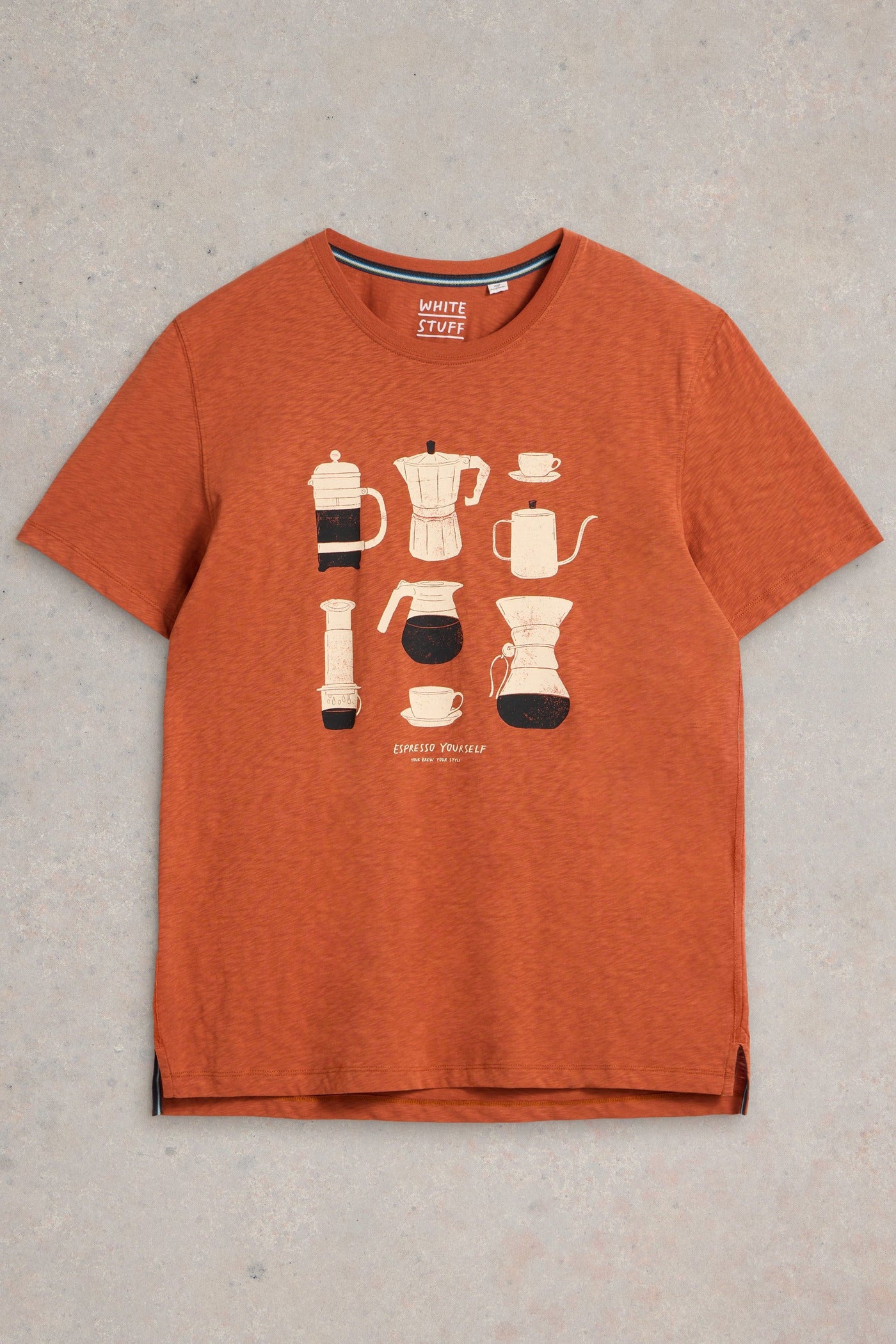 White Stuff Espresso Yourself Graphic Tee-Mens-Ohh! By Gum - Shop Sustainable