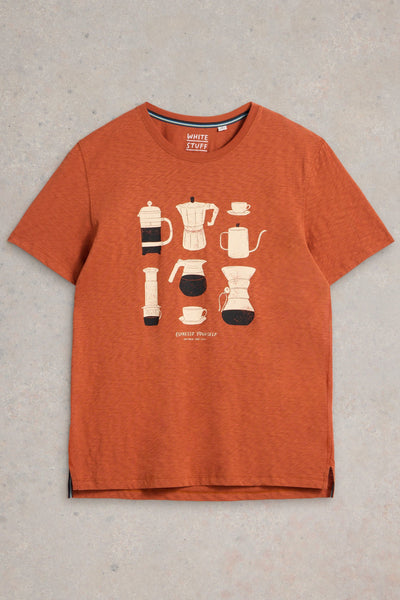 White Stuff Espresso Yourself Graphic Tee-Mens-Ohh! By Gum - Shop Sustainable