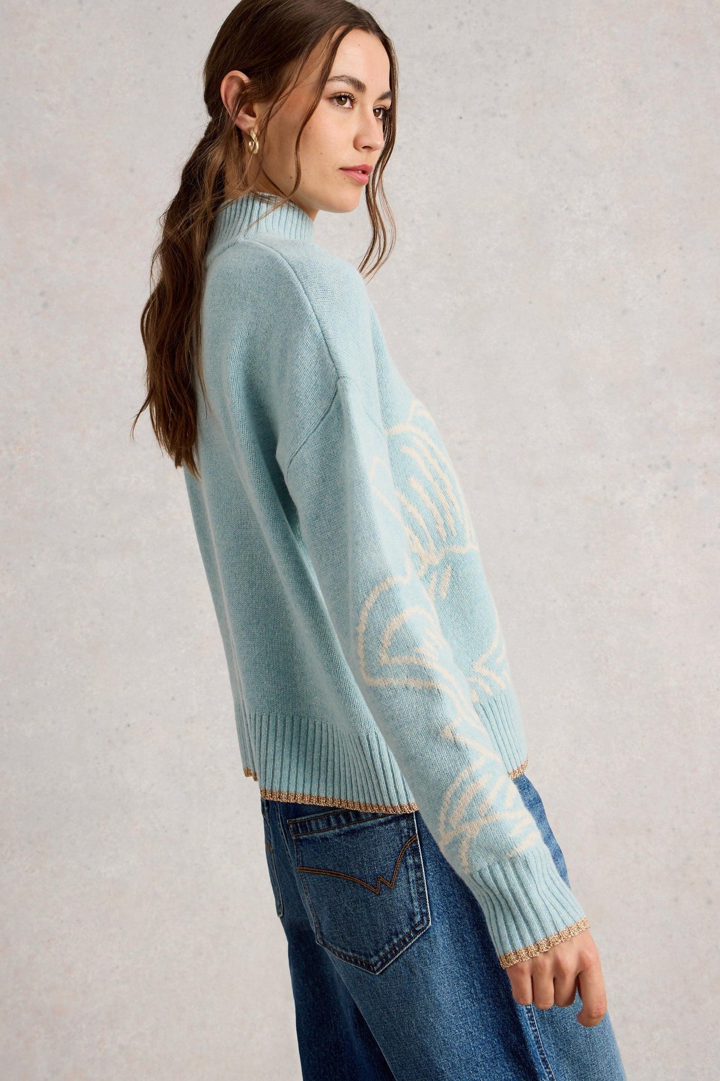 White Stuff Fenella Floral Jumper