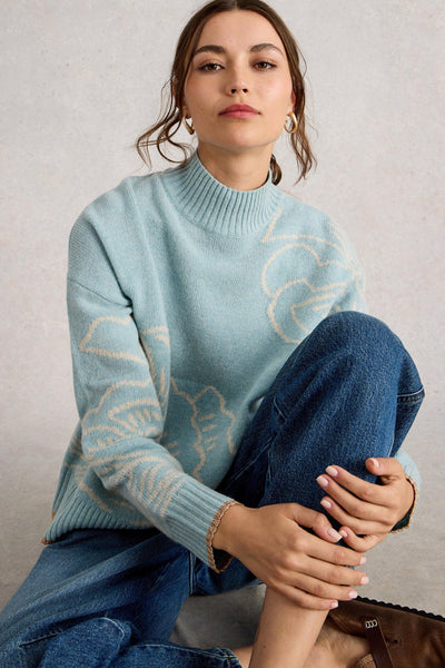 White Stuff Fenella Floral Jumper