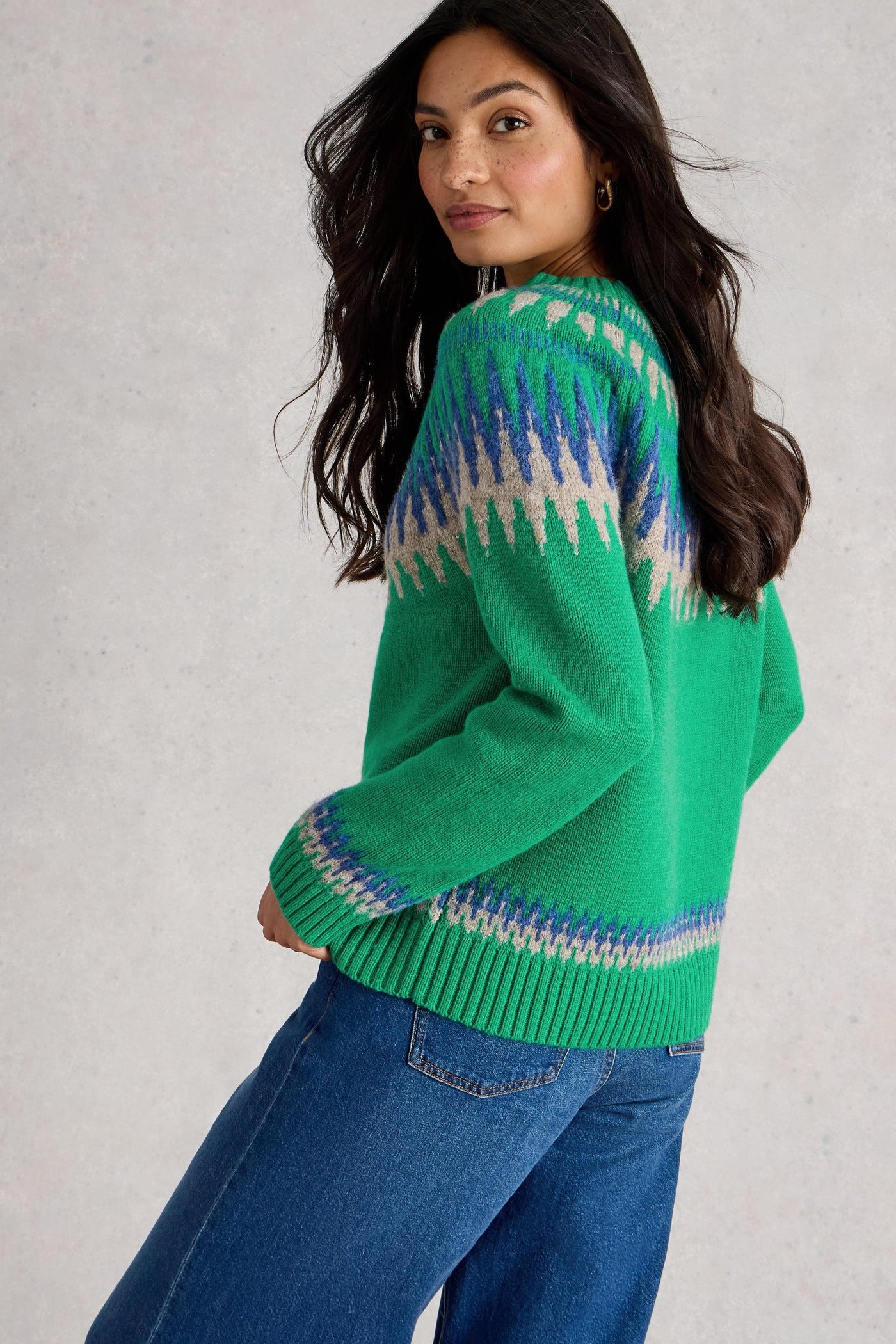 White Stuff Fifi Fairisle Jumper