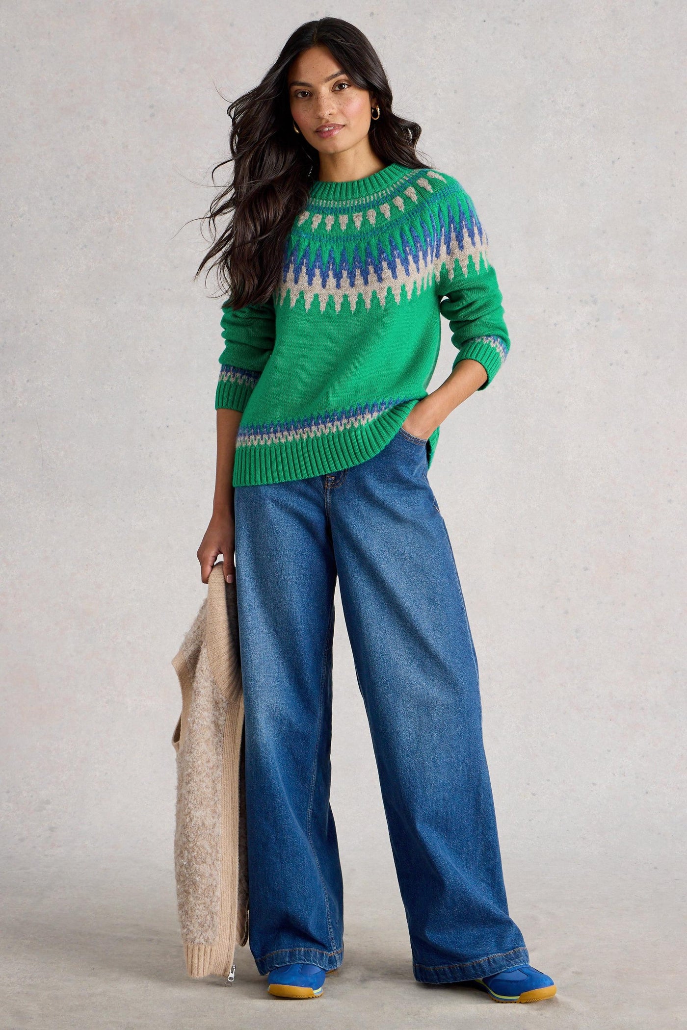 White Stuff Fifi Fairisle Jumper