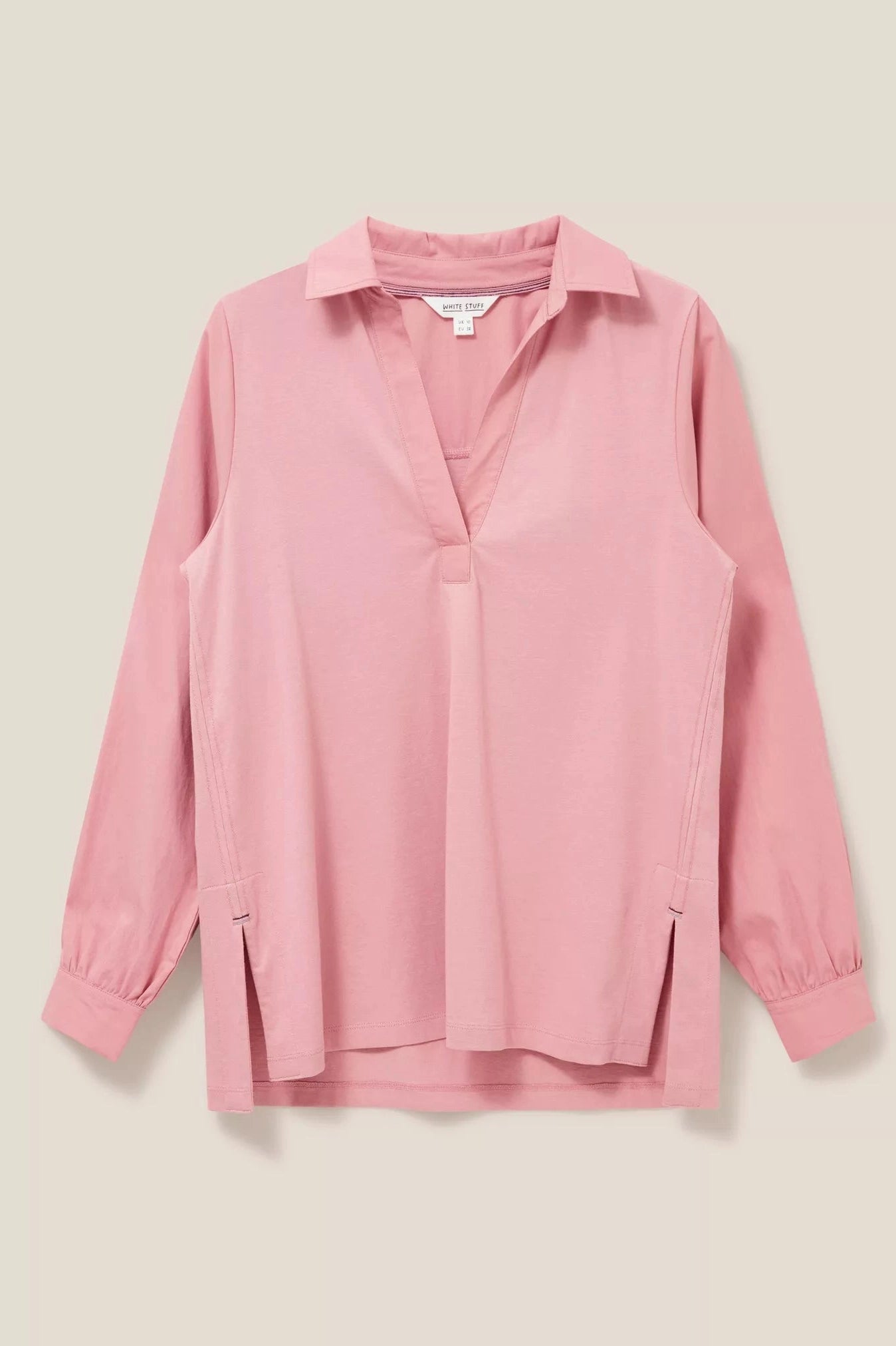 White Stuff Fran Shirt in Plain Pink-Womens-Ohh! By Gum - Shop Sustainable