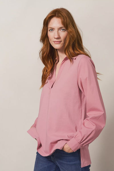White Stuff Fran Shirt in Plain Pink-Womens-Ohh! By Gum - Shop Sustainable