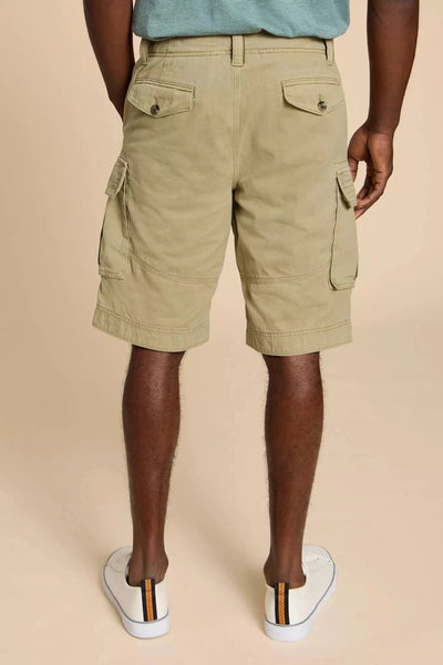 White Stuff Hallsall Organic Cargo Short - Light Nat-Mens-Ohh! By Gum - Shop Sustainable