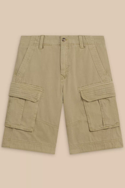 White Stuff Hallsall Organic Cargo Short - Light Nat-Mens-Ohh! By Gum - Shop Sustainable