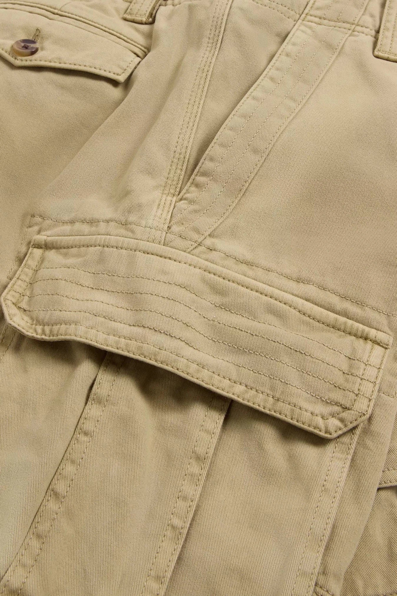 White Stuff Hallsall Organic Cargo Short - Light Nat-Mens-Ohh! By Gum - Shop Sustainable