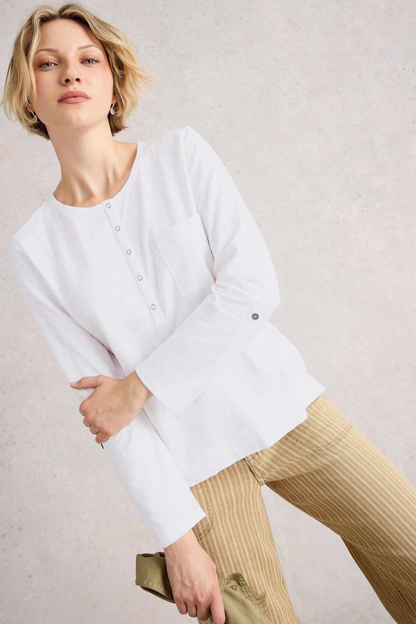 White Stuff Holly Pocket Top