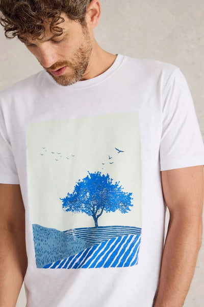 White Stuff Indigo Tree Graphic Tee-Mens-Ohh! By Gum - Shop Sustainable