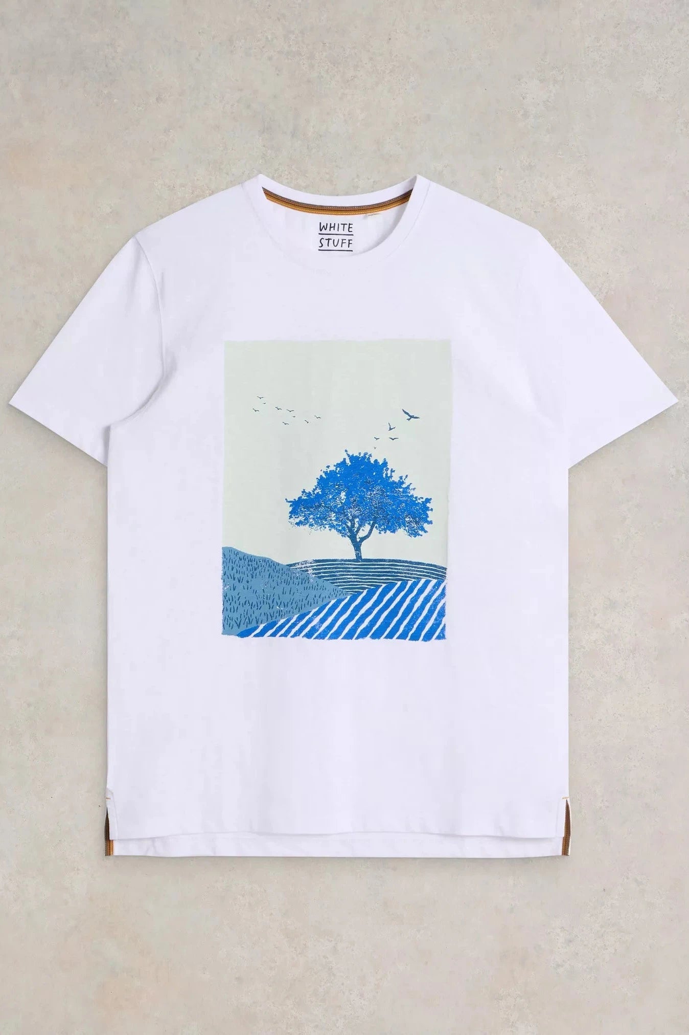 White Stuff Indigo Tree Graphic Tee-Mens-Ohh! By Gum - Shop Sustainable