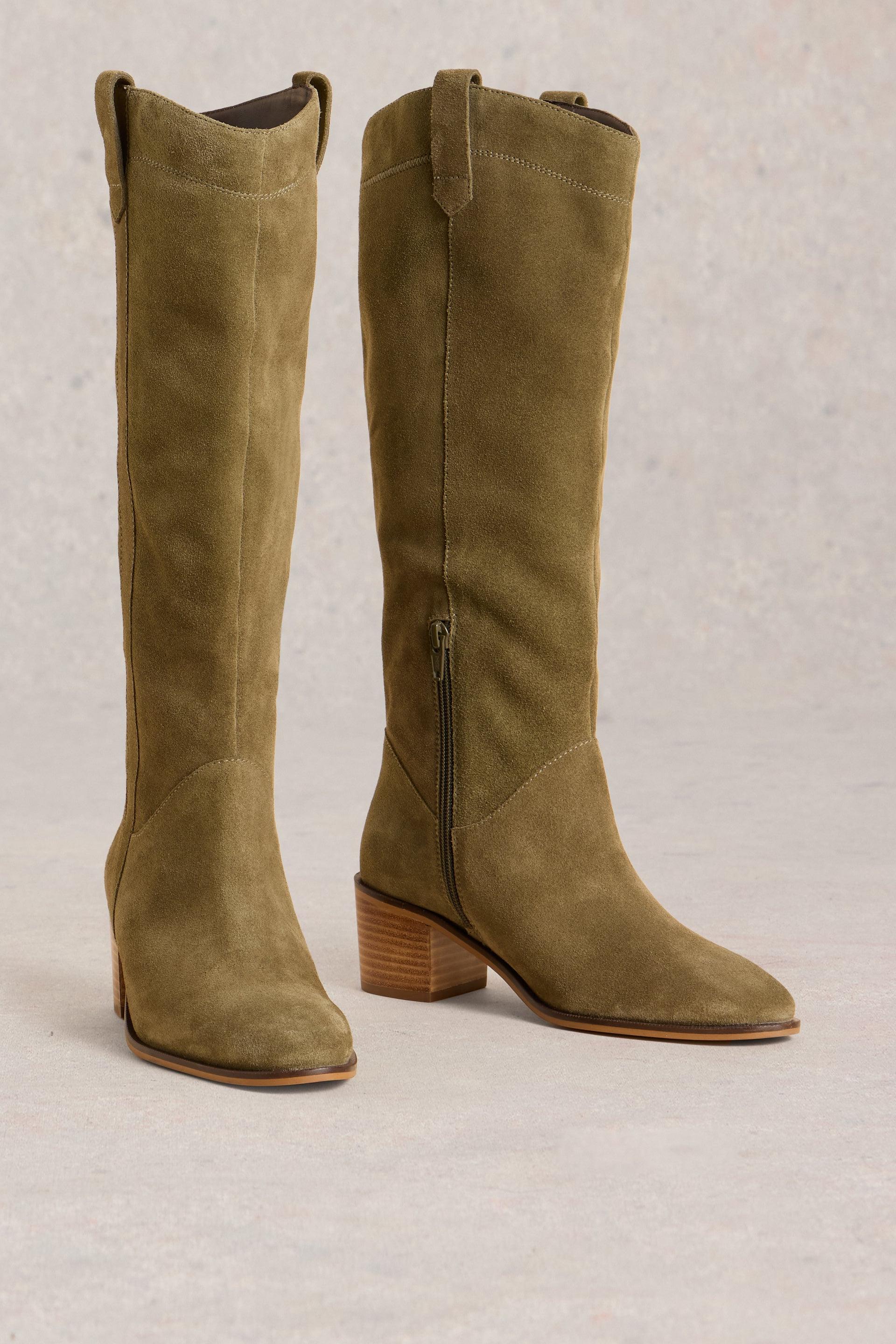 White Stuff Izzy Suede Knee High Boots