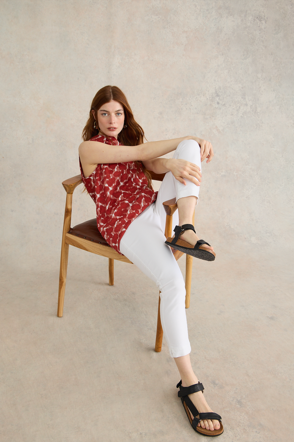 White Stuff Janey Crop Legging in Nat White-Womens-Ohh! By Gum - Shop Sustainable