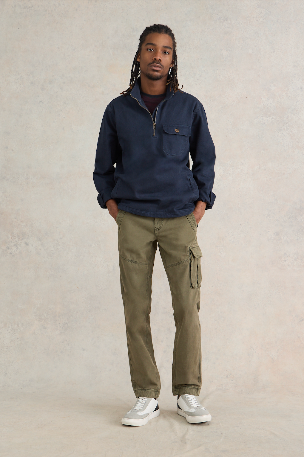 White Stuff Kegworth Organic Cargo Trousers-Mens-Ohh! By Gum - Shop Sustainable