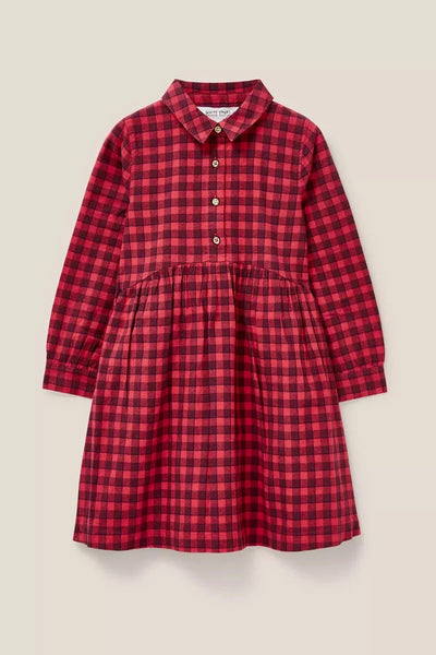 White Stuff Kids Leila Check Shirt Dress-Kids-Ohh! By Gum - Shop Sustainable