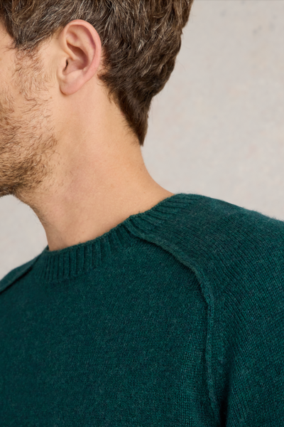 White Stuff Lambswool Crew Neck Jumper-Mens-Ohh! By Gum - Shop Sustainable