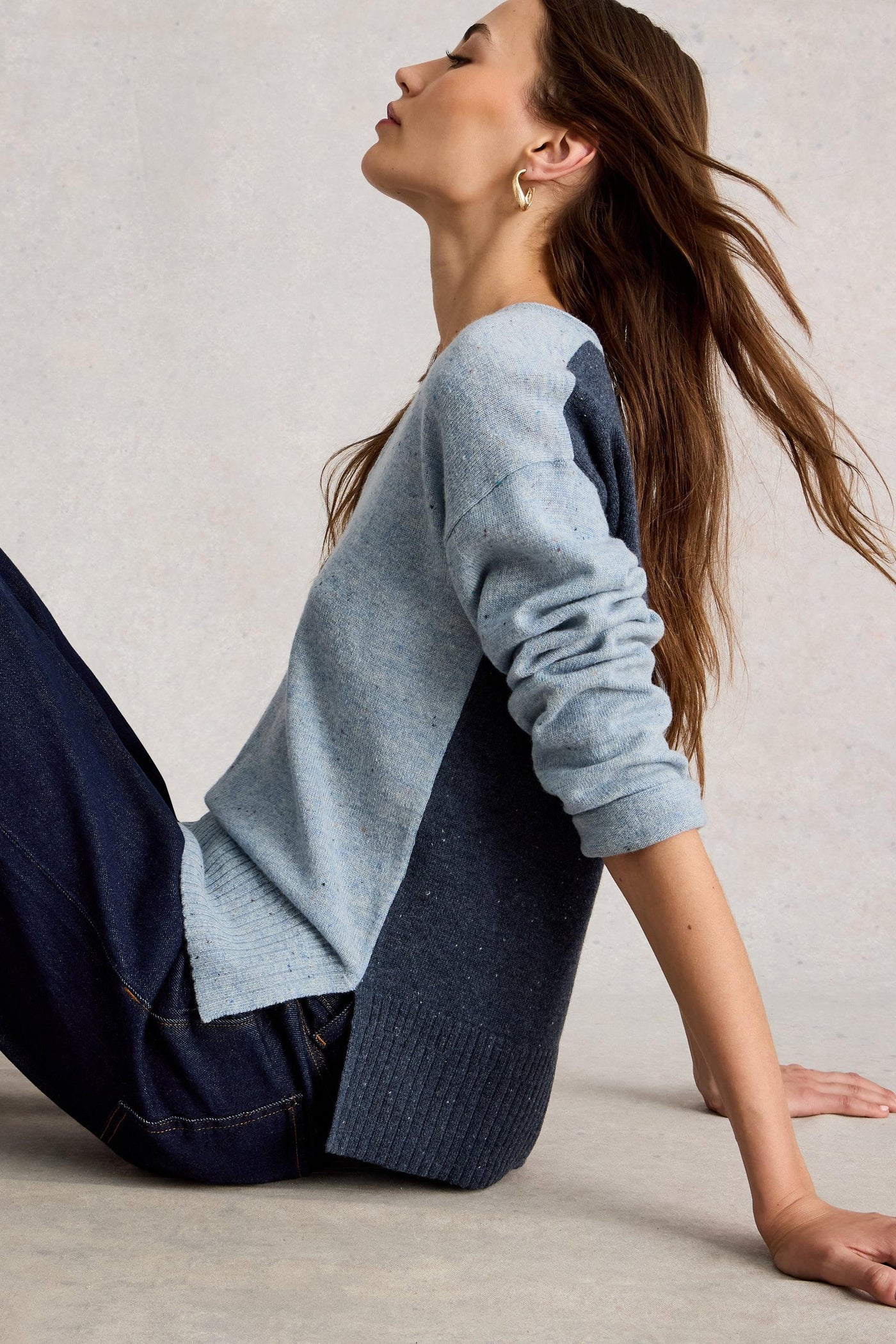 White Stuff Lily V Neck Jumper