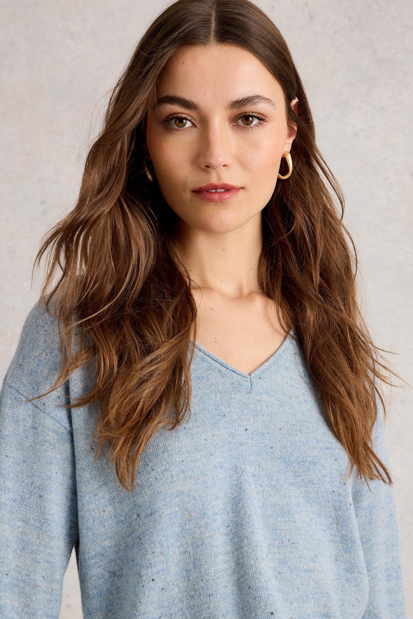 White Stuff Lily V Neck Jumper