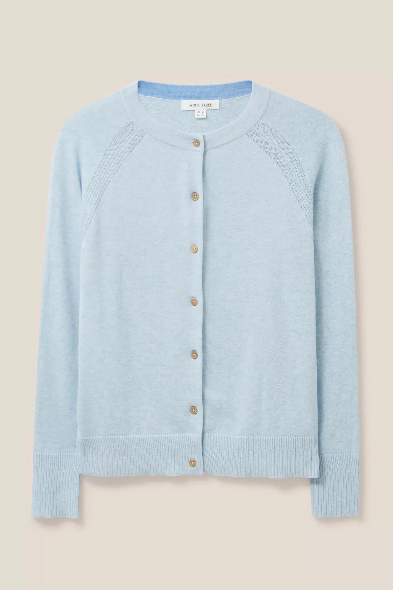 White Stuff Lulu Cardi in Light Blue-Womens-Ohh! By Gum - Shop Sustainable