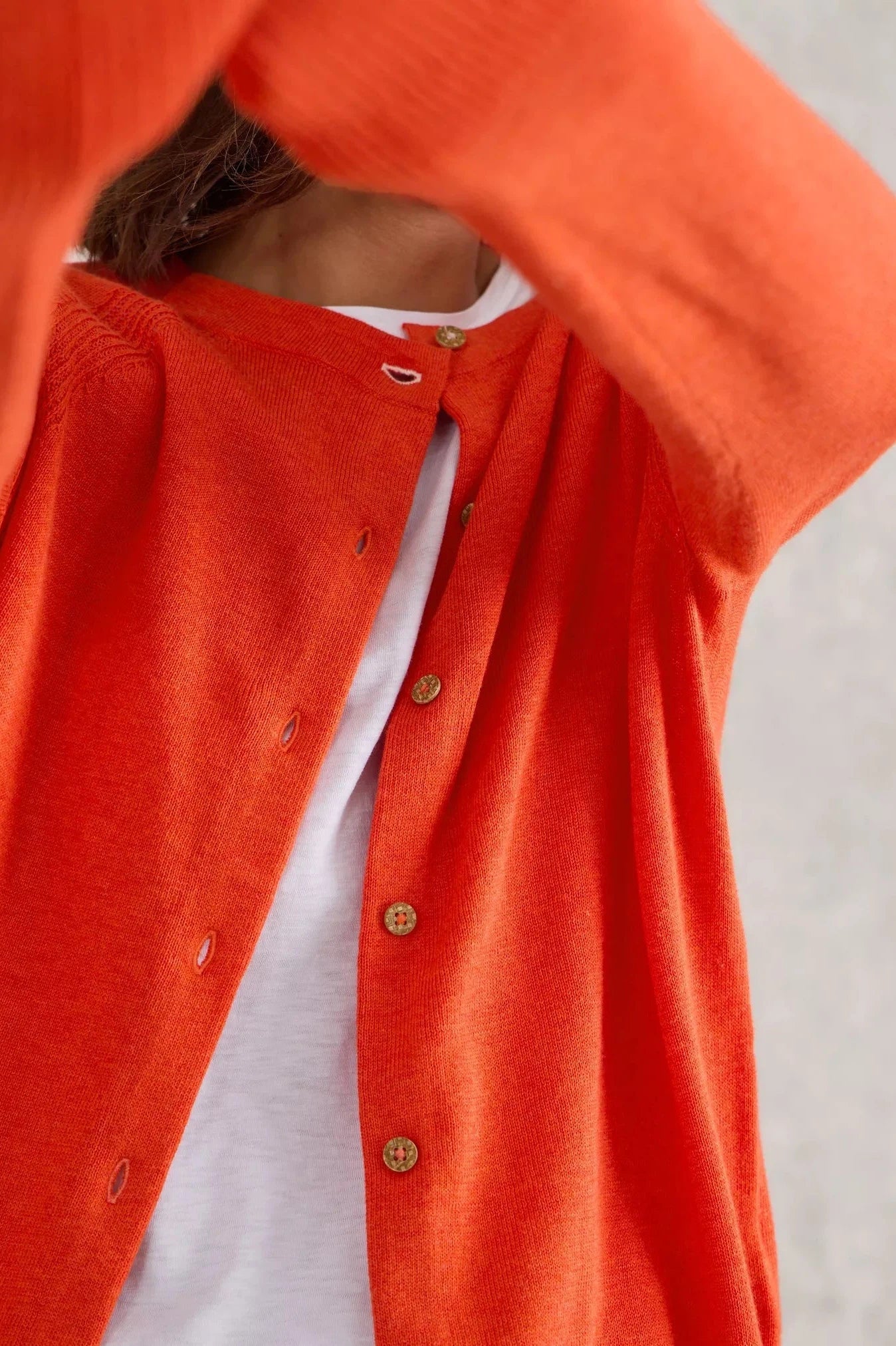 White Stuff Lulu Cardigan - Bright Red-Womens-Ohh! By Gum - Shop Sustainable