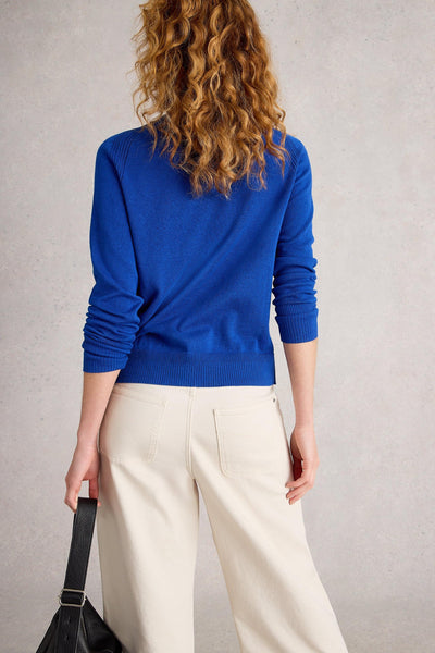 White Stuff Lulu Deep Blue Cardigan