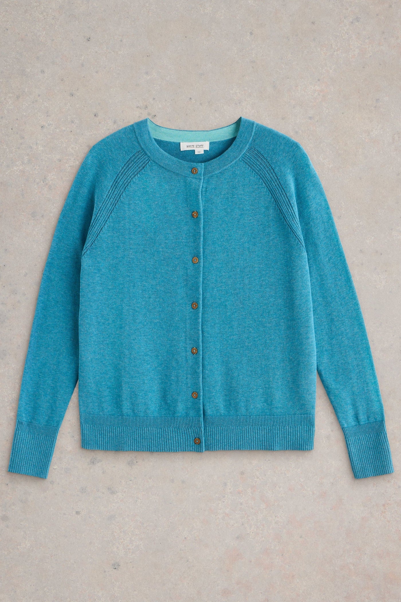 White Stuff Lulu Mid Blue Cardigan-Womens-Ohh! By Gum - Shop Sustainable