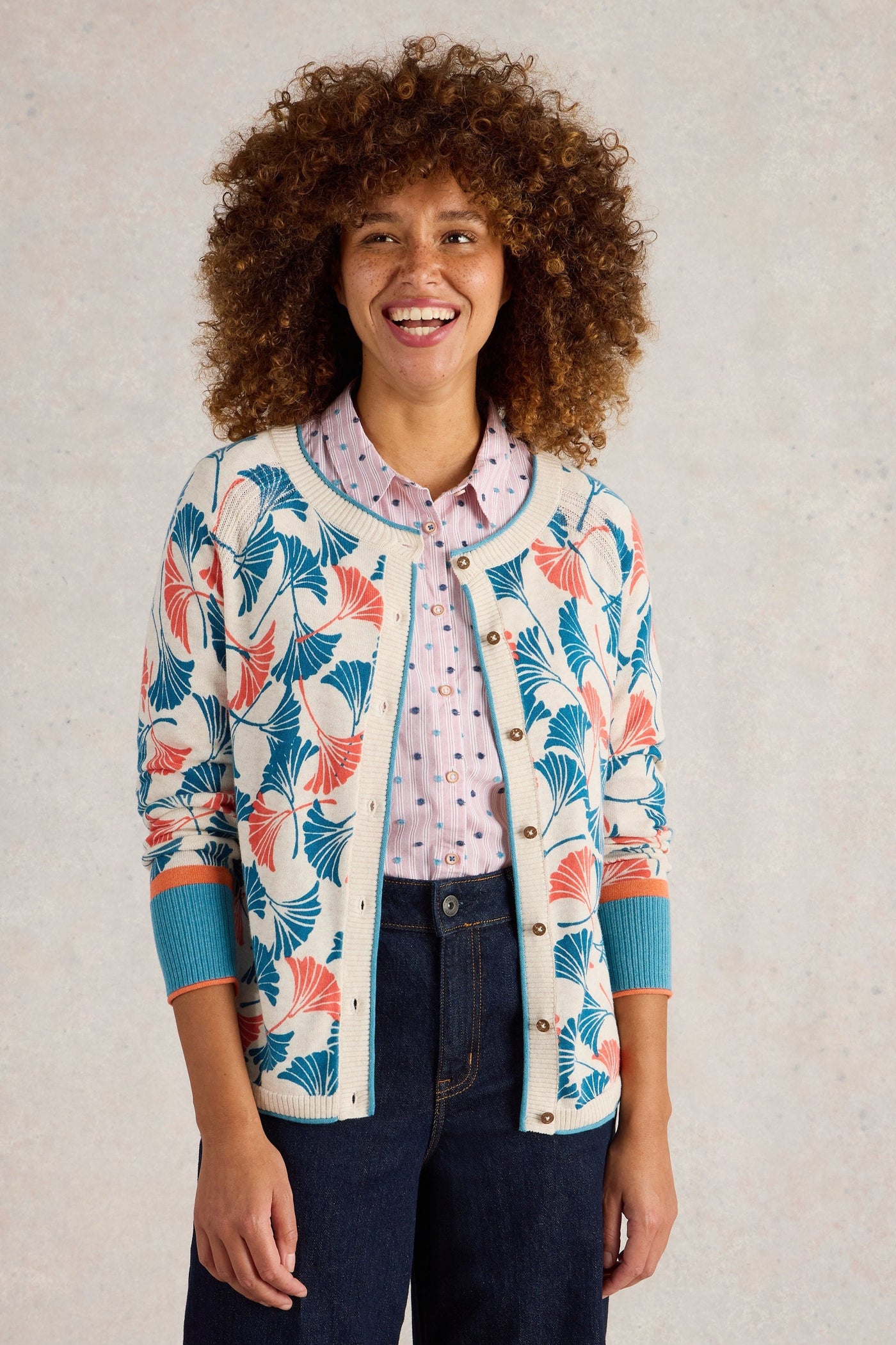 White Stuff Lulu Printed Nat Print Cardigan-Womens-Ohh! By Gum - Shop Sustainable