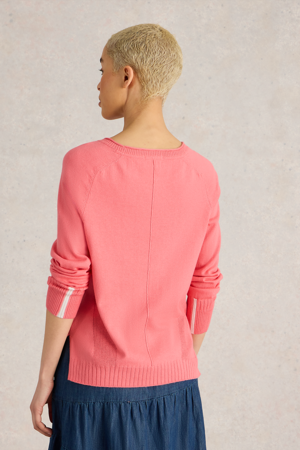 White Stuff Mid Coral City Jumper-Womens-Ohh! By Gum - Shop Sustainable