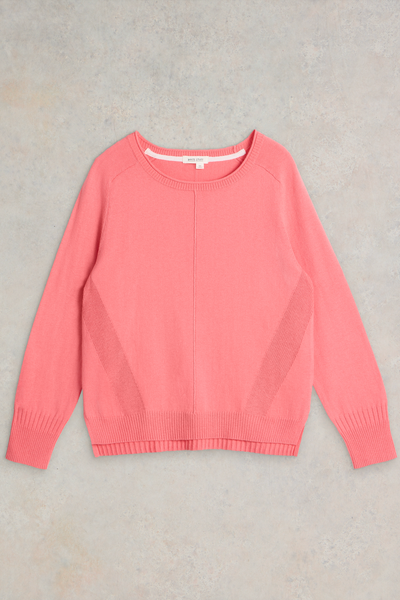 White Stuff Mid Coral City Jumper-Womens-Ohh! By Gum - Shop Sustainable