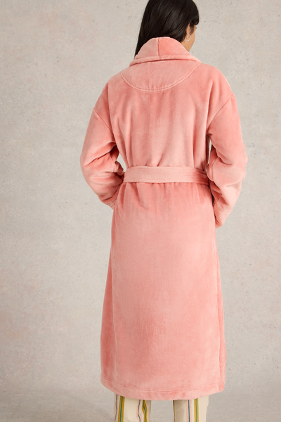 White Stuff Mid Pink Clover Cosy Dressing Gown-Womens-Ohh! By Gum - Shop Sustainable