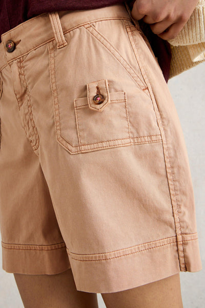 White Stuff Mollie Combat Shorts in Light Tan-Womens-Ohh! By Gum - Shop Sustainable