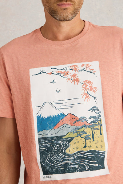 White Stuff Mountain Graphic Tee-Mens-Ohh! By Gum - Shop Sustainable