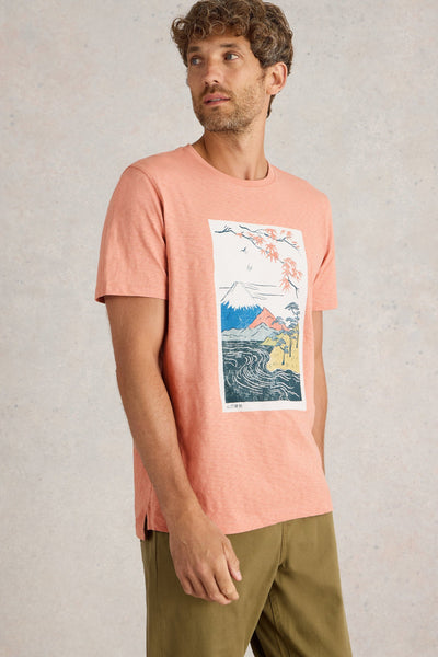 White Stuff Mountain Graphic Tee-Mens-Ohh! By Gum - Shop Sustainable