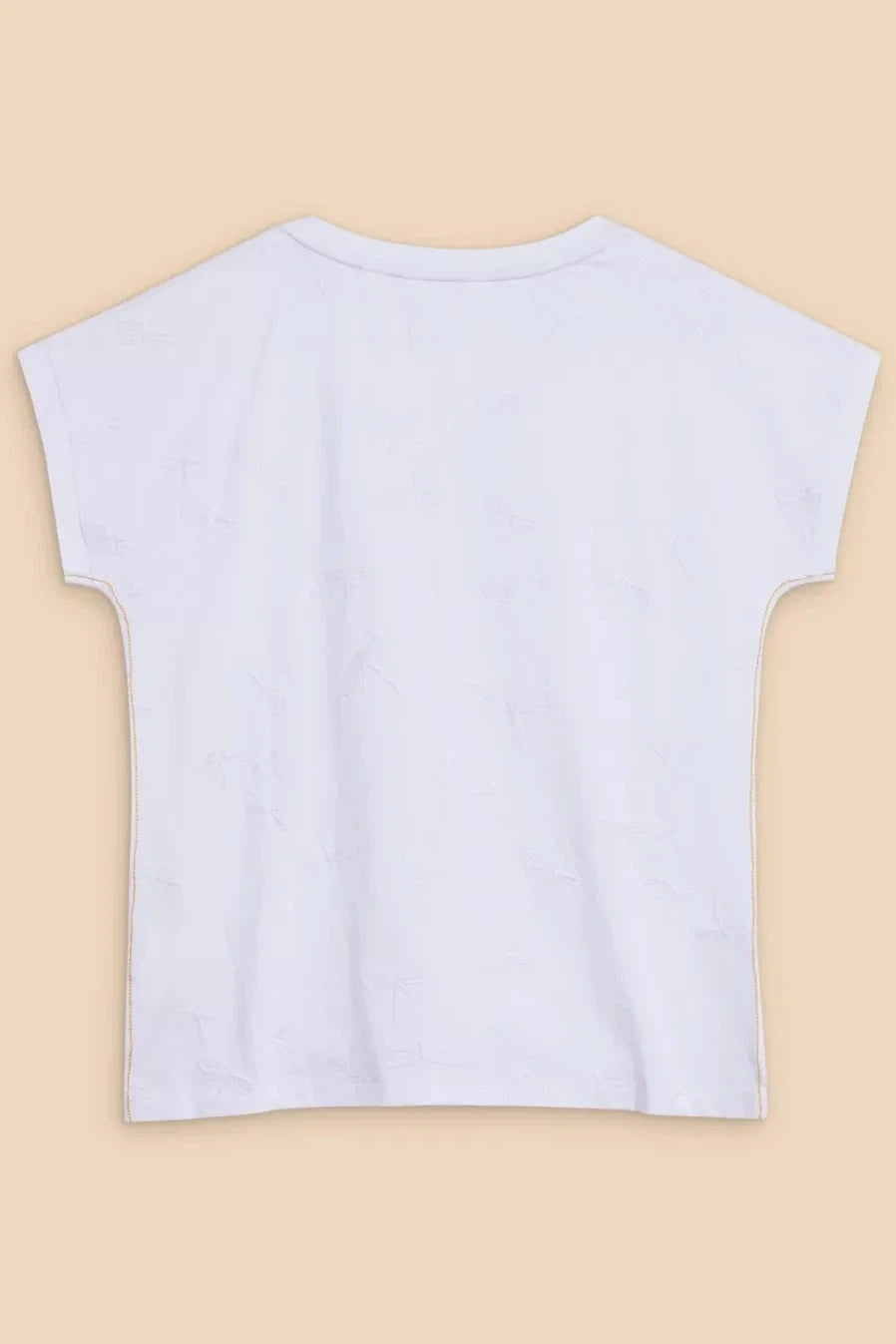 White Stuff Nelly Embroidered Tee - Brill White-Womens-Ohh! By Gum - Shop Sustainable