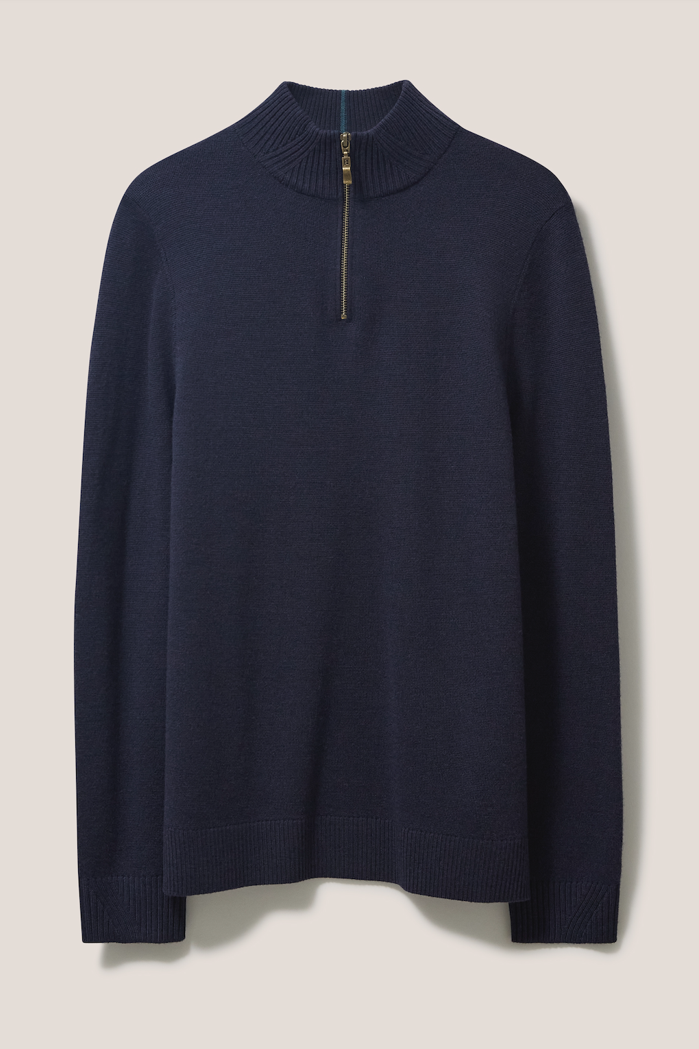 White Stuff Newport Merino Jumper in Dark Navy-Mens-Ohh! By Gum - Shop Sustainable