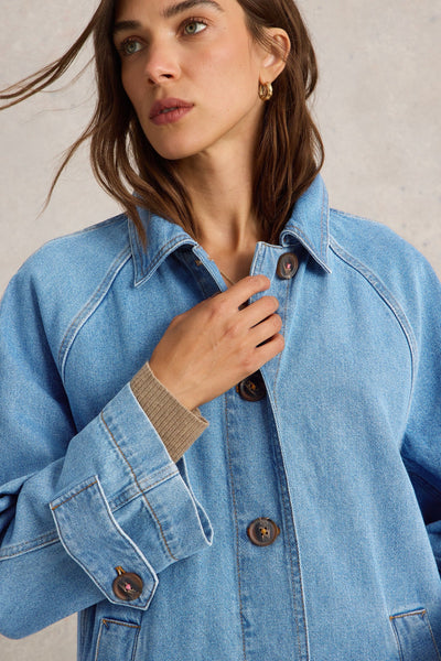 White Stuff Oakleigh Denim Coat-Womens-Ohh! By Gum - Shop Sustainable