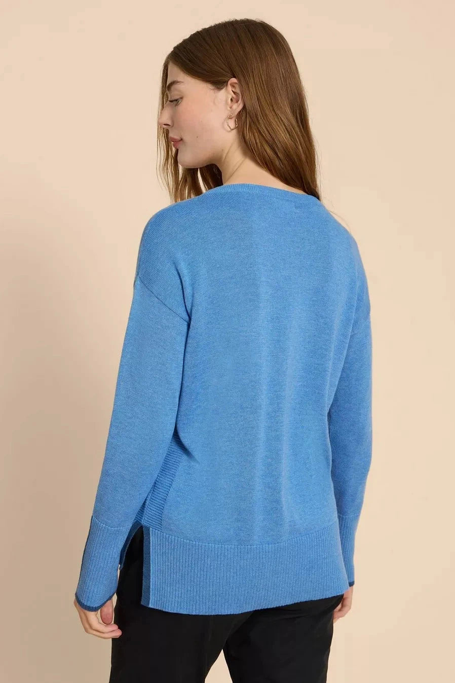 White Stuff Olive Jumper in Chambray Blue-Womens-Ohh! By Gum - Shop Sustainable