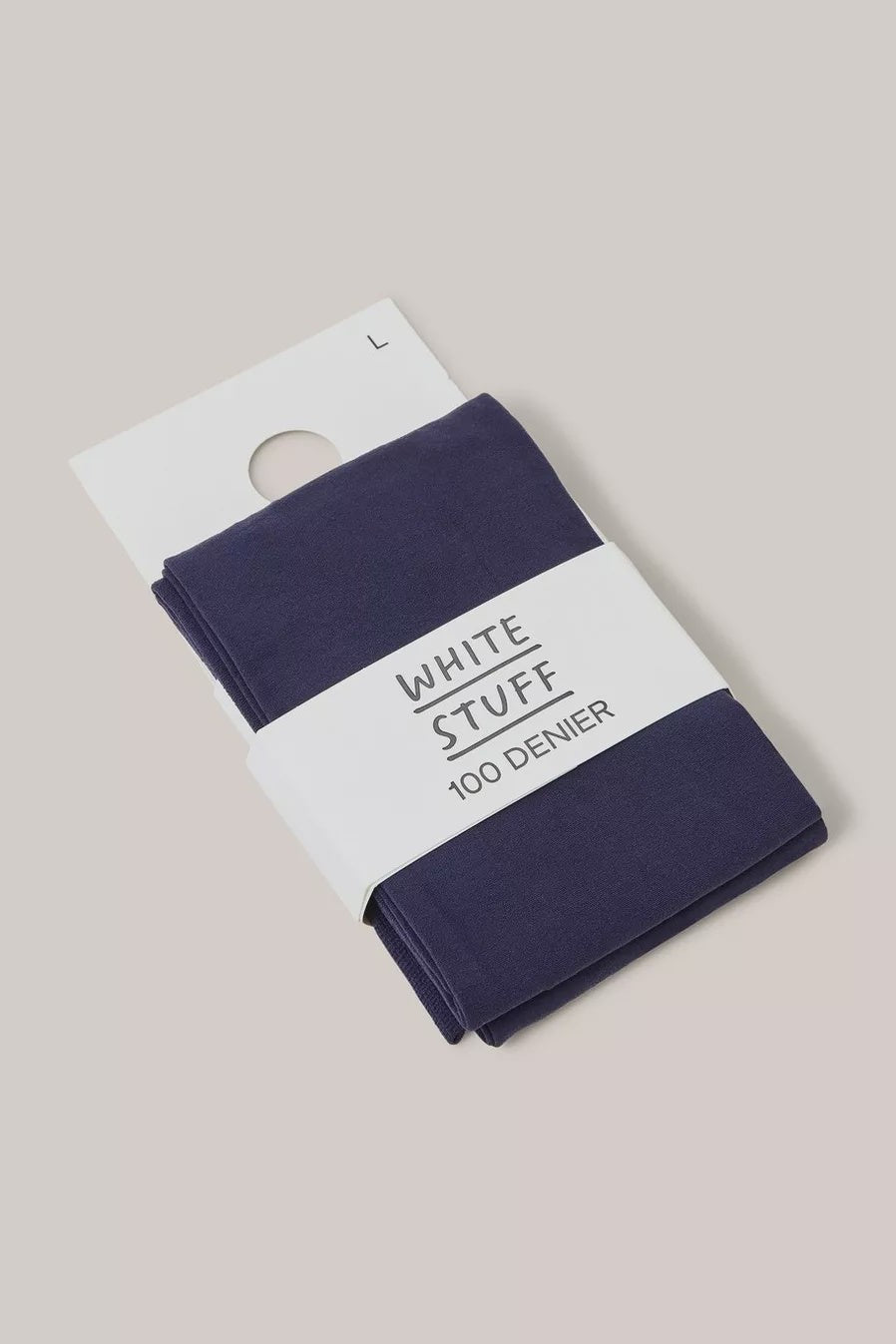 White Stuff Olivia Opaque Tights - Dark Navy-Womens-Ohh! By Gum - Shop Sustainable