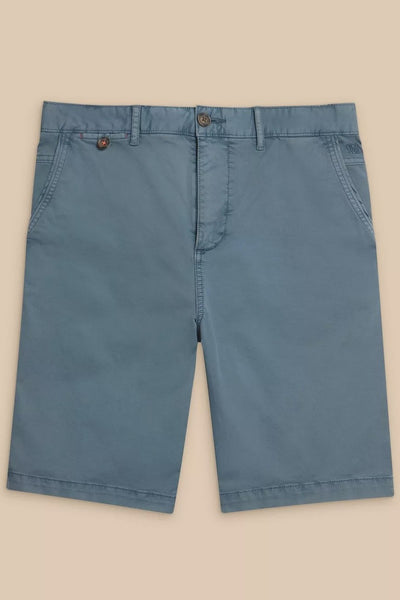 White Stuff Organic Cotton Chino Short - Mid Blue-Mens-Ohh! By Gum - Shop Sustainable