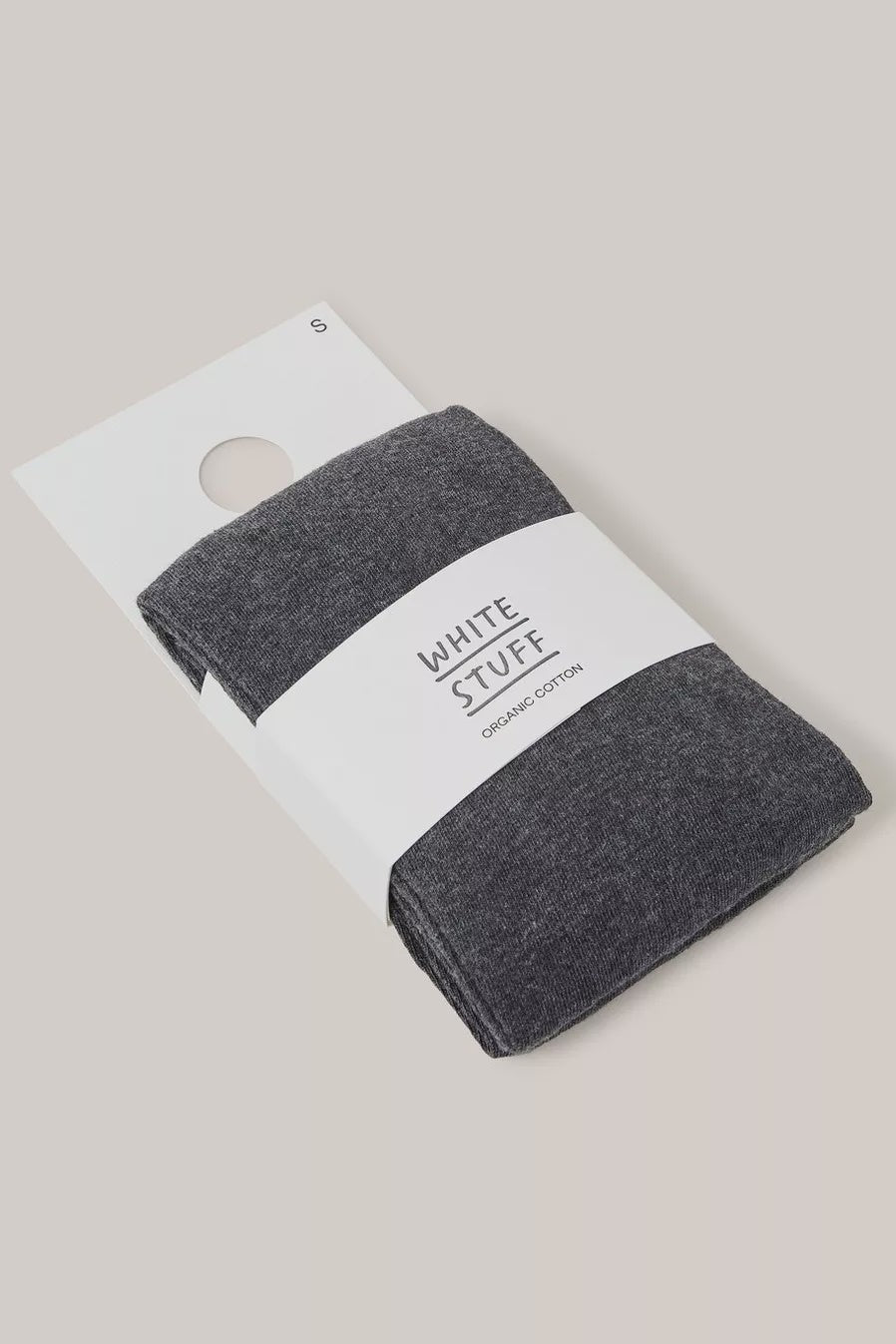 White Stuff Patty Plain Versatile Tights - Charcoal Grey-Womens-Ohh! By Gum - Shop Sustainable