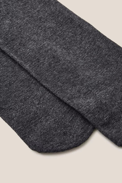 White Stuff Patty Plain Versatile Tights - Charcoal Grey-Womens-Ohh! By Gum - Shop Sustainable