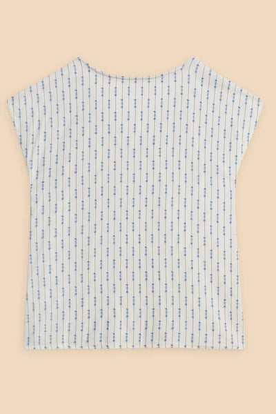 White Stuff Rae Organic Cotton Vest - Ivory Print-Womens-Ohh! By Gum - Shop Sustainable