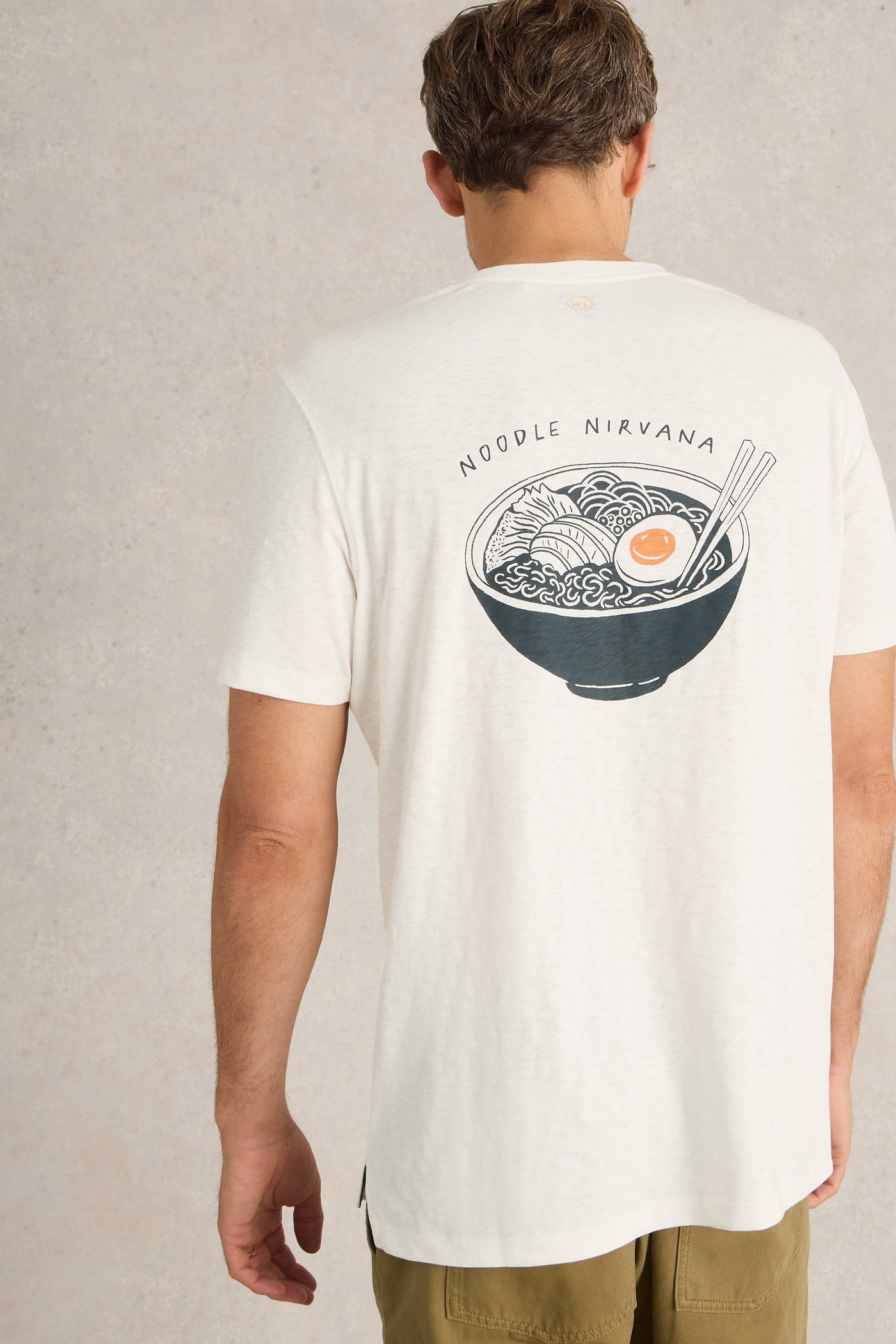 White Stuff Ramen Graphic Tee-Mens-Ohh! By Gum - Shop Sustainable