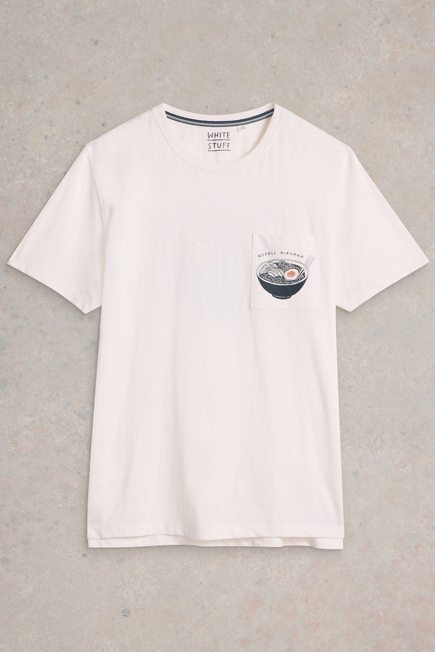 White Stuff Ramen Graphic Tee-Mens-Ohh! By Gum - Shop Sustainable