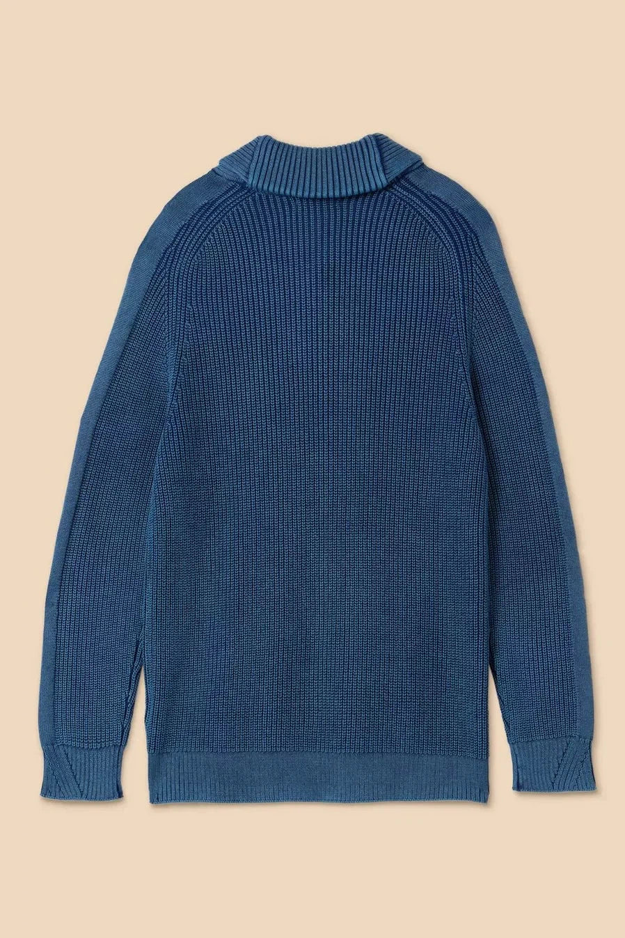 White Stuff Ribbed Shawl Neck Jumper-Mens-Ohh! By Gum - Shop Sustainable