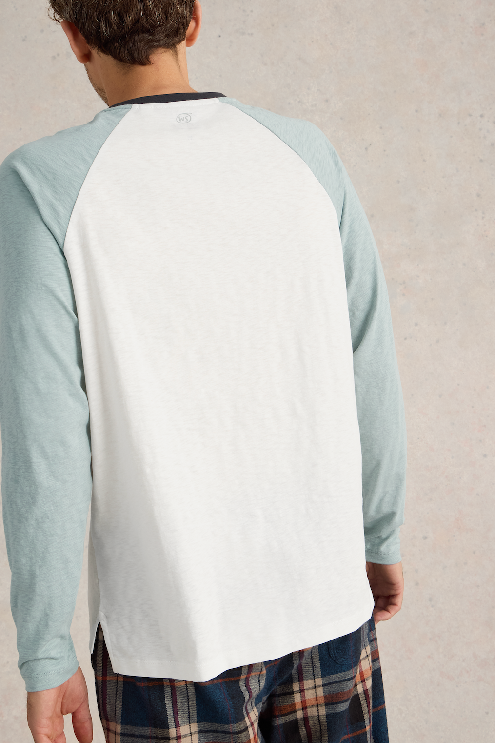 White Stuff Robbie Raglan Nat Multi Top-Mens-Ohh! By Gum - Shop Sustainable