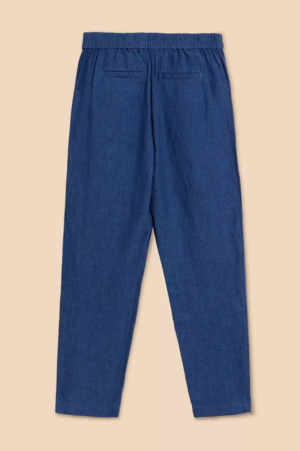 White Stuff Rowena Linen Trouser in Dark Navy-Womens-Ohh! By Gum - Shop Sustainable