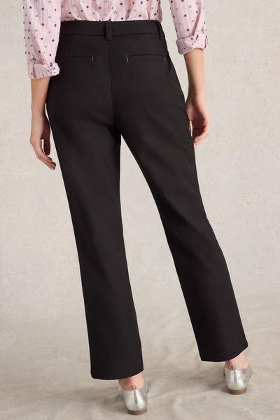 White Stuff Savannah Stretch Trousers in Pure Black