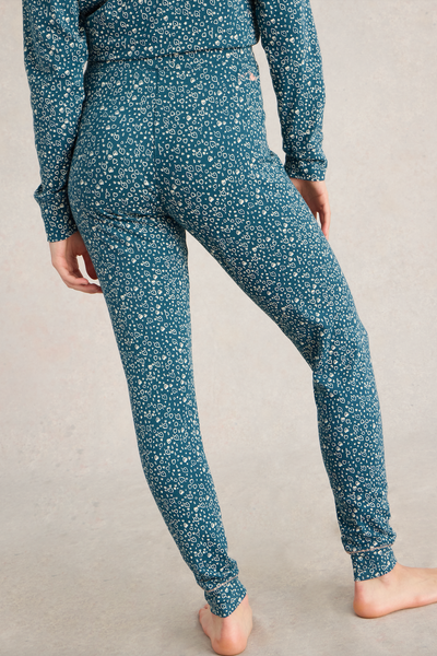 White Stuff Selena Jersey Teal Print Legging-Womens-Ohh! By Gum - Shop Sustainable