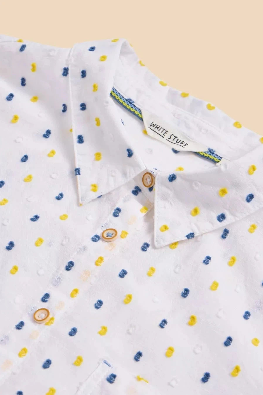 White Stuff Sophie Organic Cotton Shirt - Ivory Multi-Womens-Ohh! By Gum - Shop Sustainable