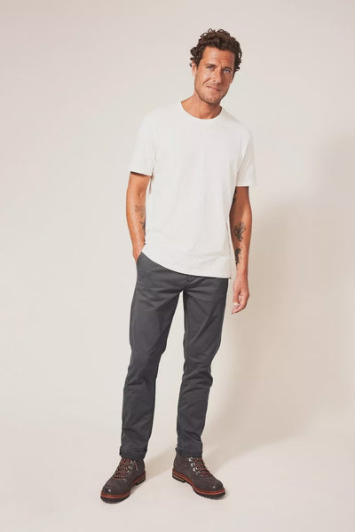 White Stuff Sutton Organic Chino Trousers in Dark Grey-Mens-Ohh! By Gum - Shop Sustainable